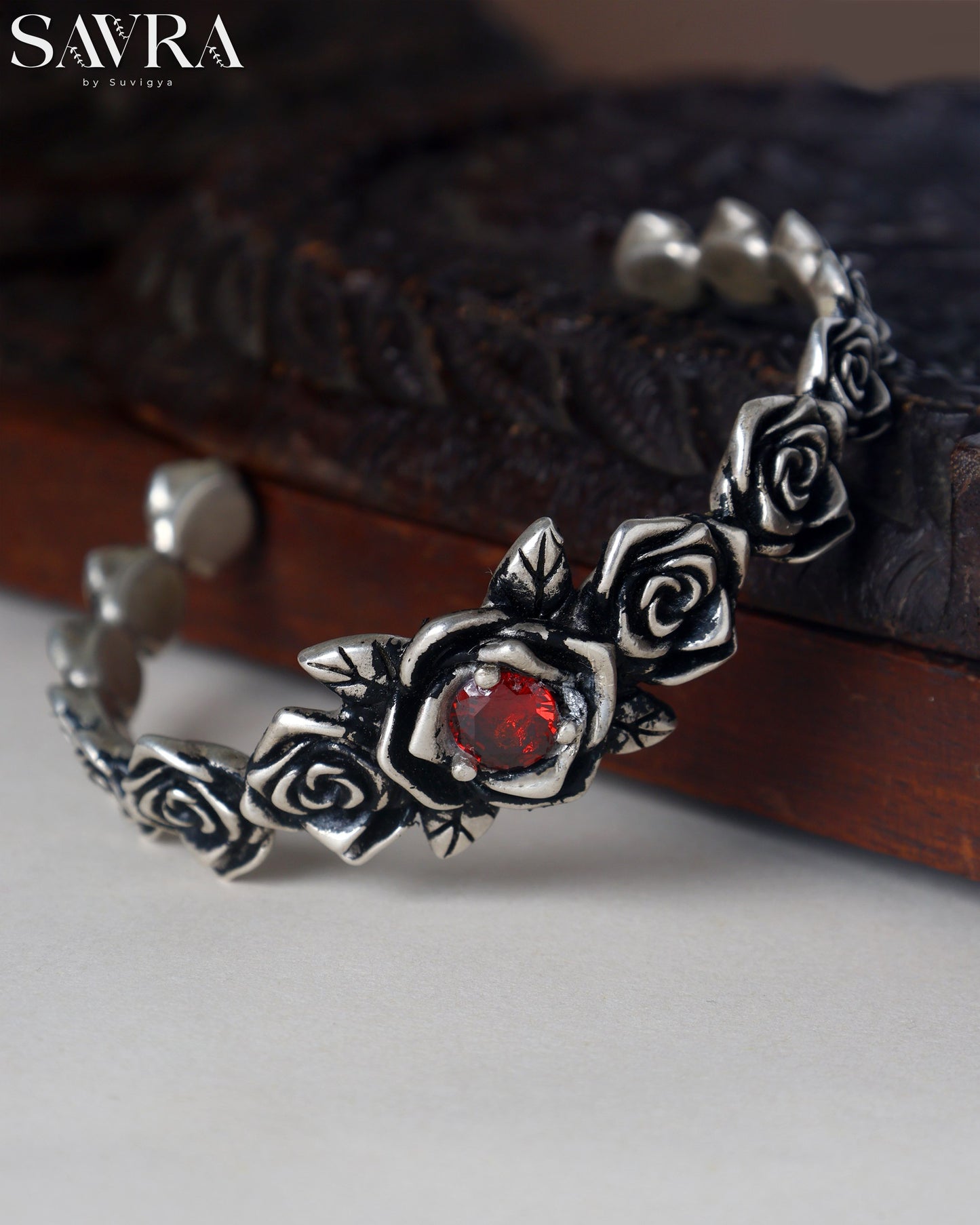 Dark Romance Rose Bracelet