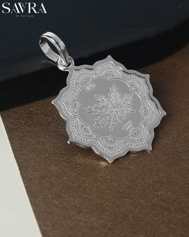 Round Tribal Coin Pendant