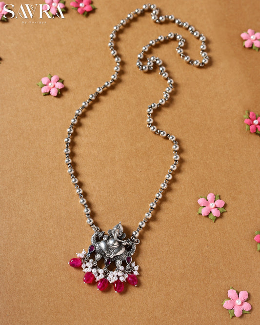 Ganesh Moti Pendant Chain