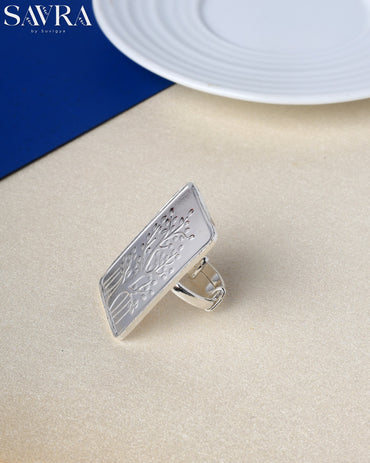 Silver Coin RIng