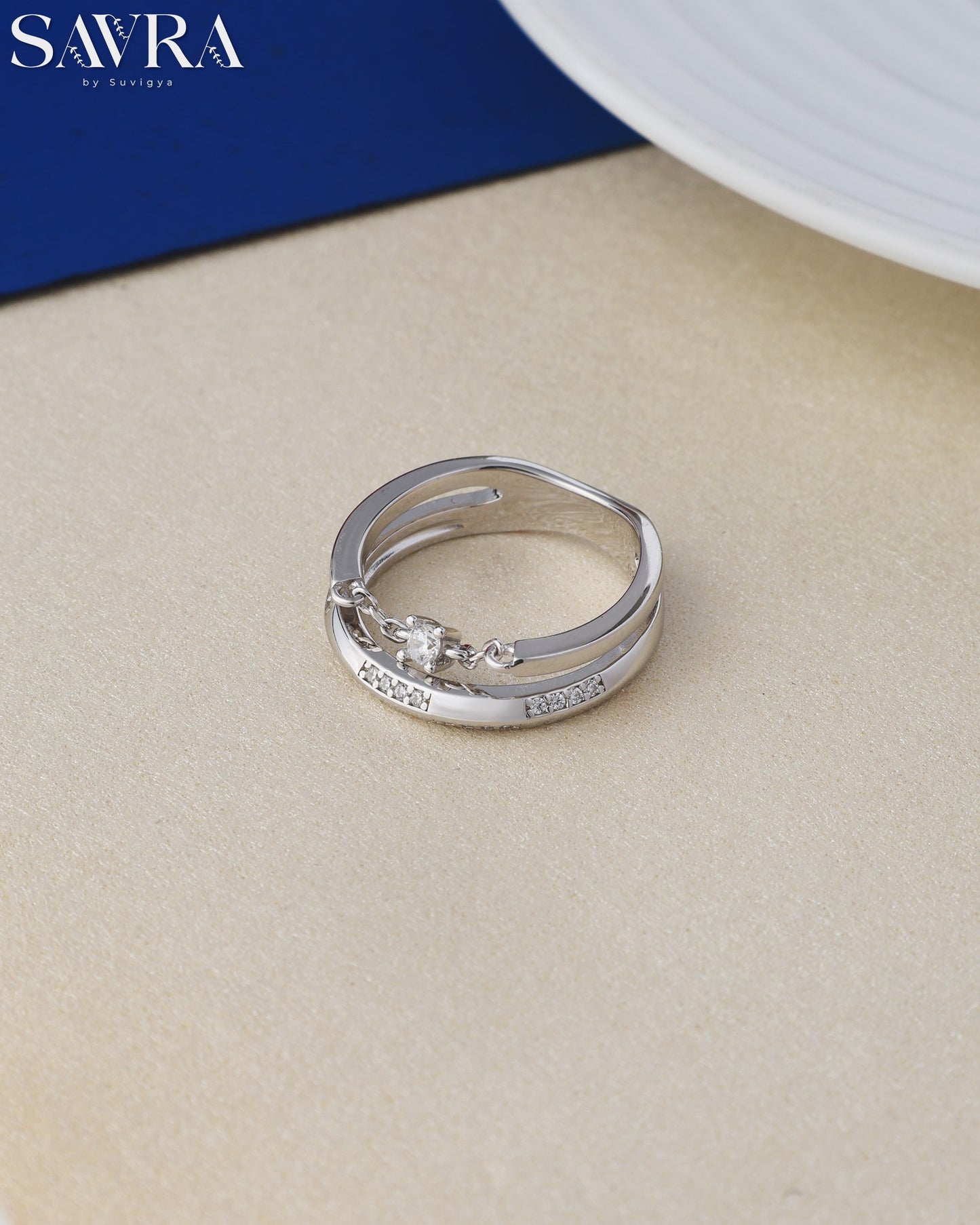 Intricate Ruby Floral Ring