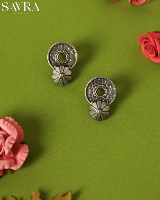 Turquoise Meenakari Star Studs