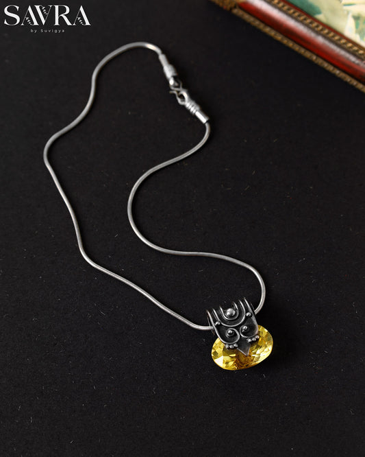 Yellow Pendant Chain