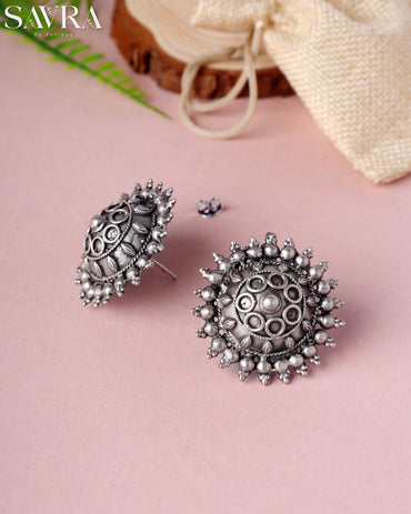 Antique Sunburst Button Studs