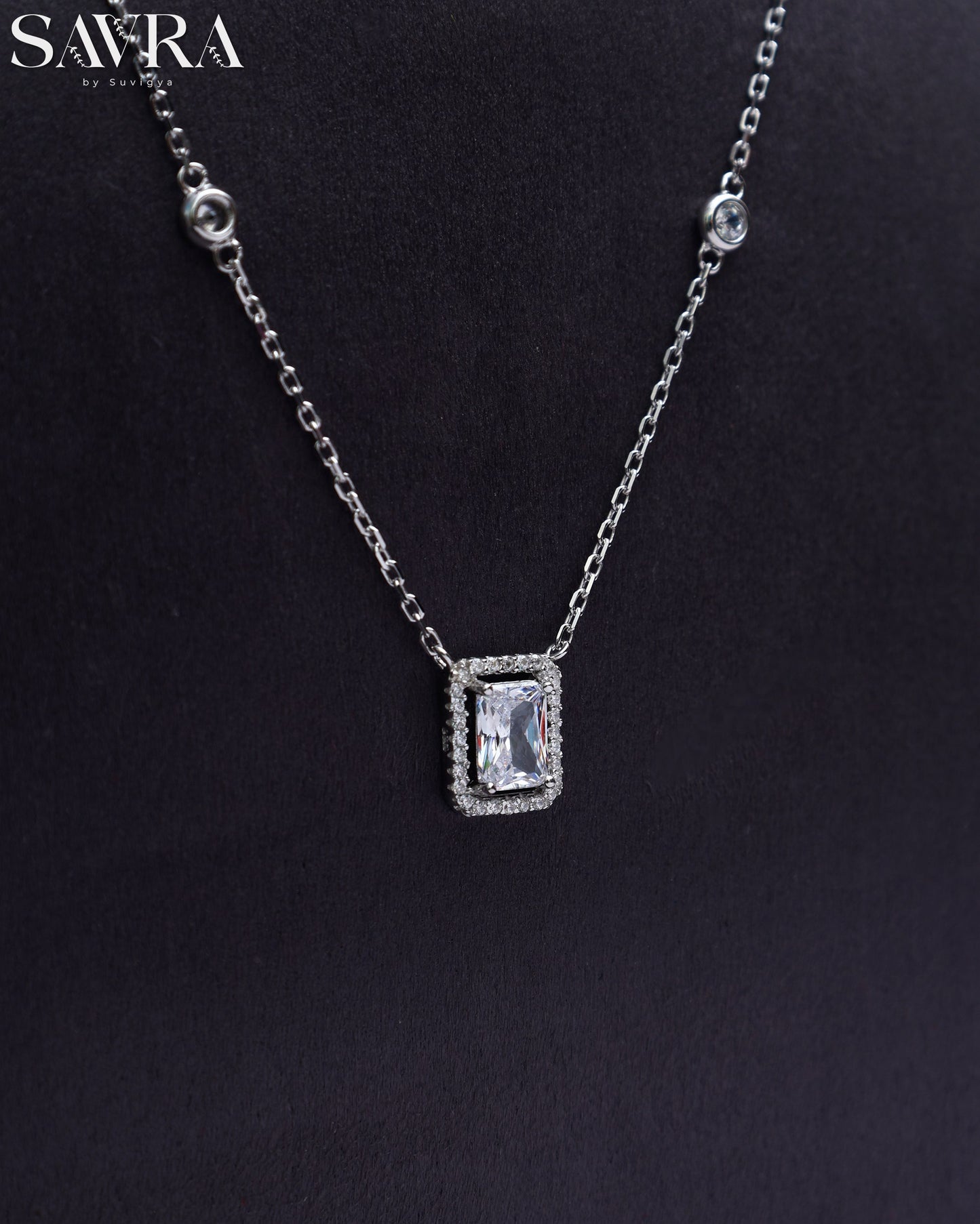 Halo Cushion Cut Pendant