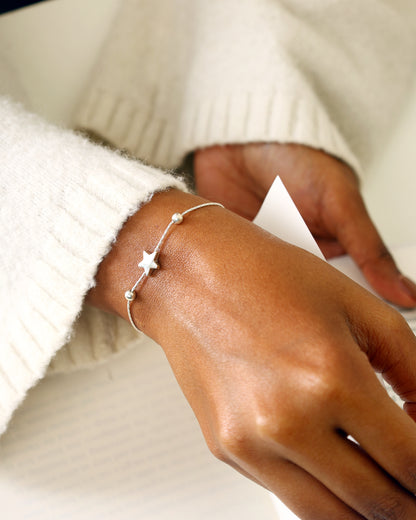Celestial Star Slider Bracelet