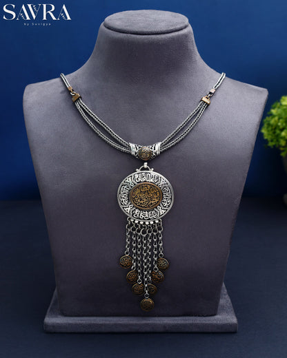 Arabic Calligraphy Tassel Pendant