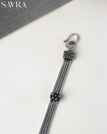 Multi-Chain Flower Station Bracelet