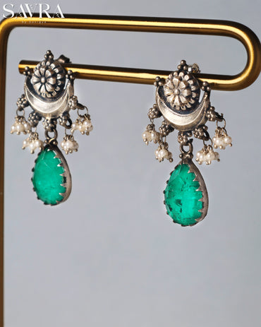 Emerald Green Crystal Drops