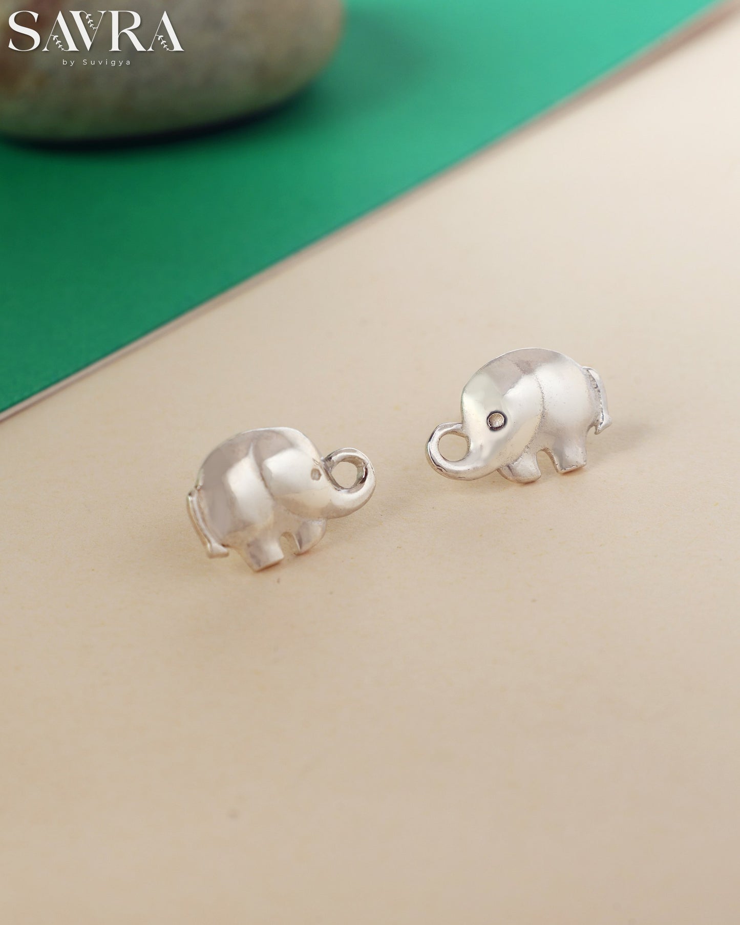Polished Elephant Studs