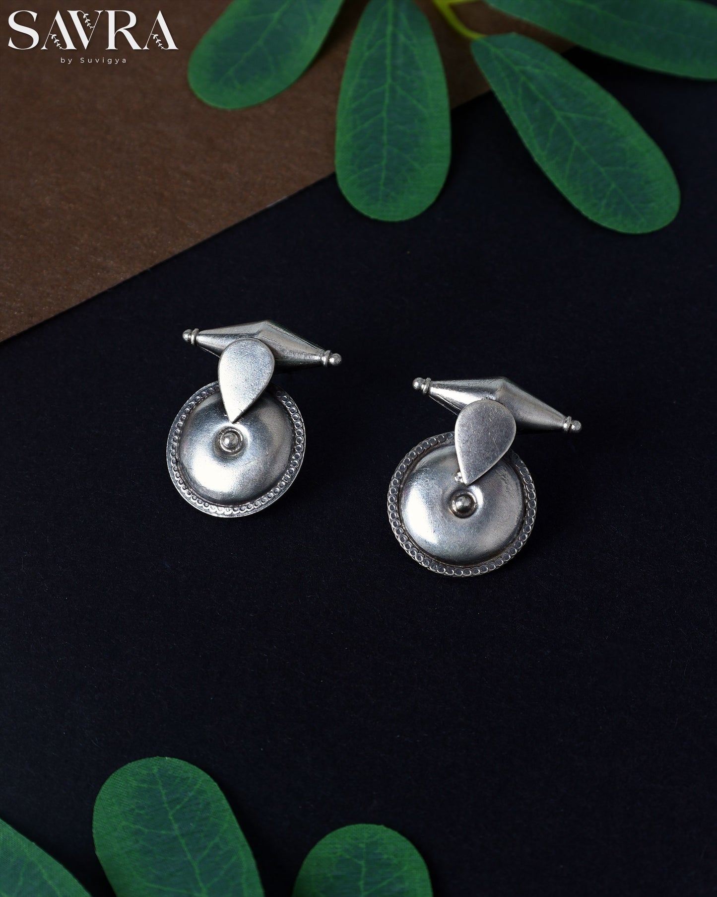 Minimalist Shield Stud Earrings