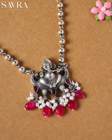 Ganesh Moti Pendant Chain