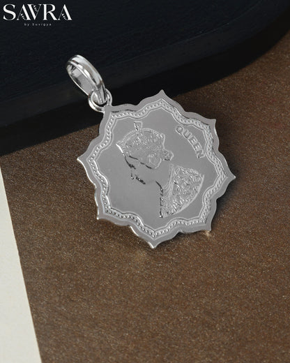 Round Tribal Coin Pendant