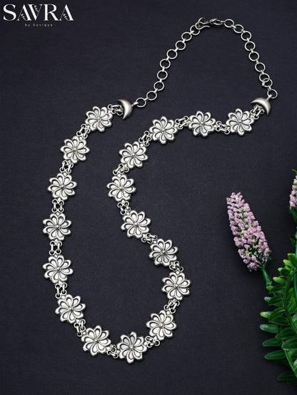 Minimalist Flower Chain Necklace