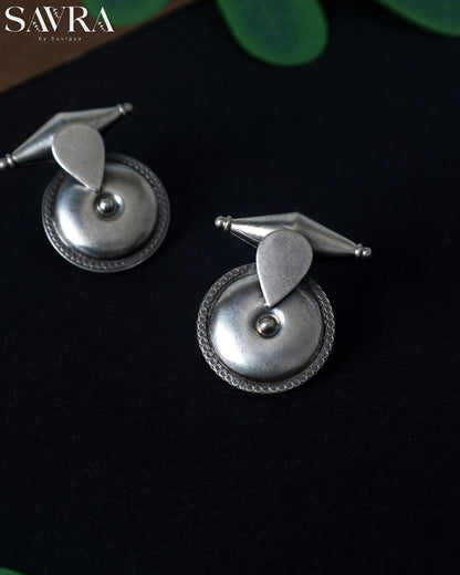 Minimalist Shield Stud Earrings