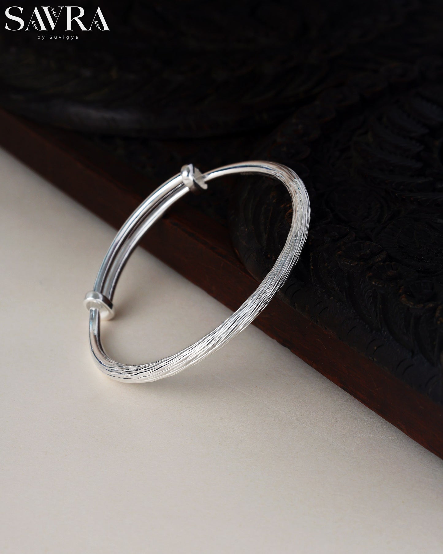 Elegant Twisted Silver Bracelet