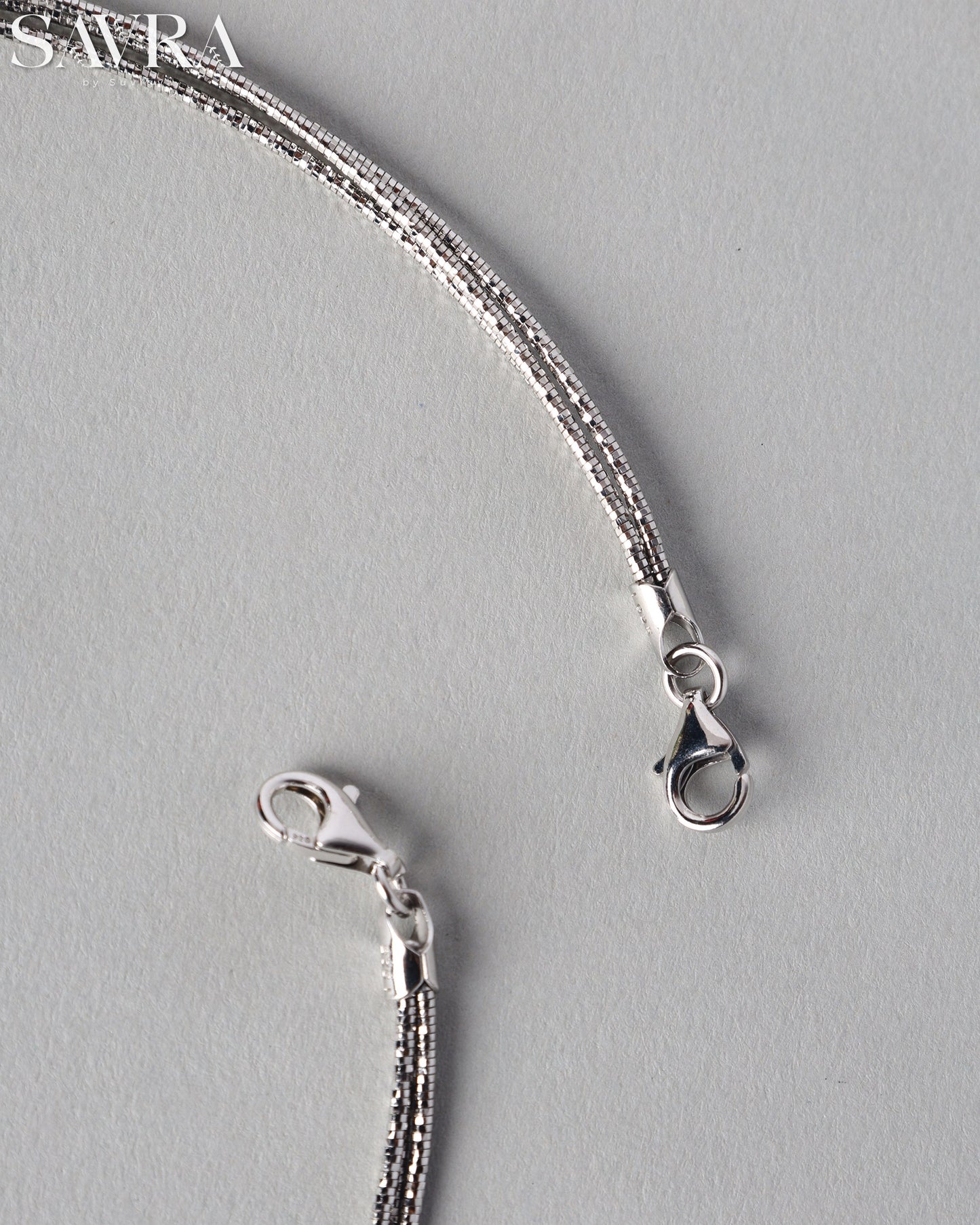 Chic Multi-Layer Silver Anklets