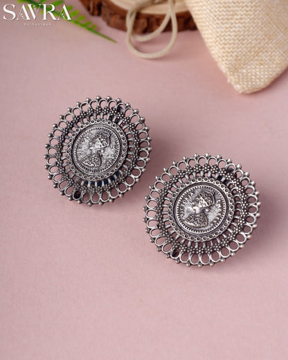 Tribal Coin Motif Studs