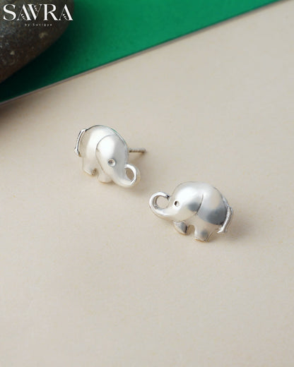 Polished Elephant Studs