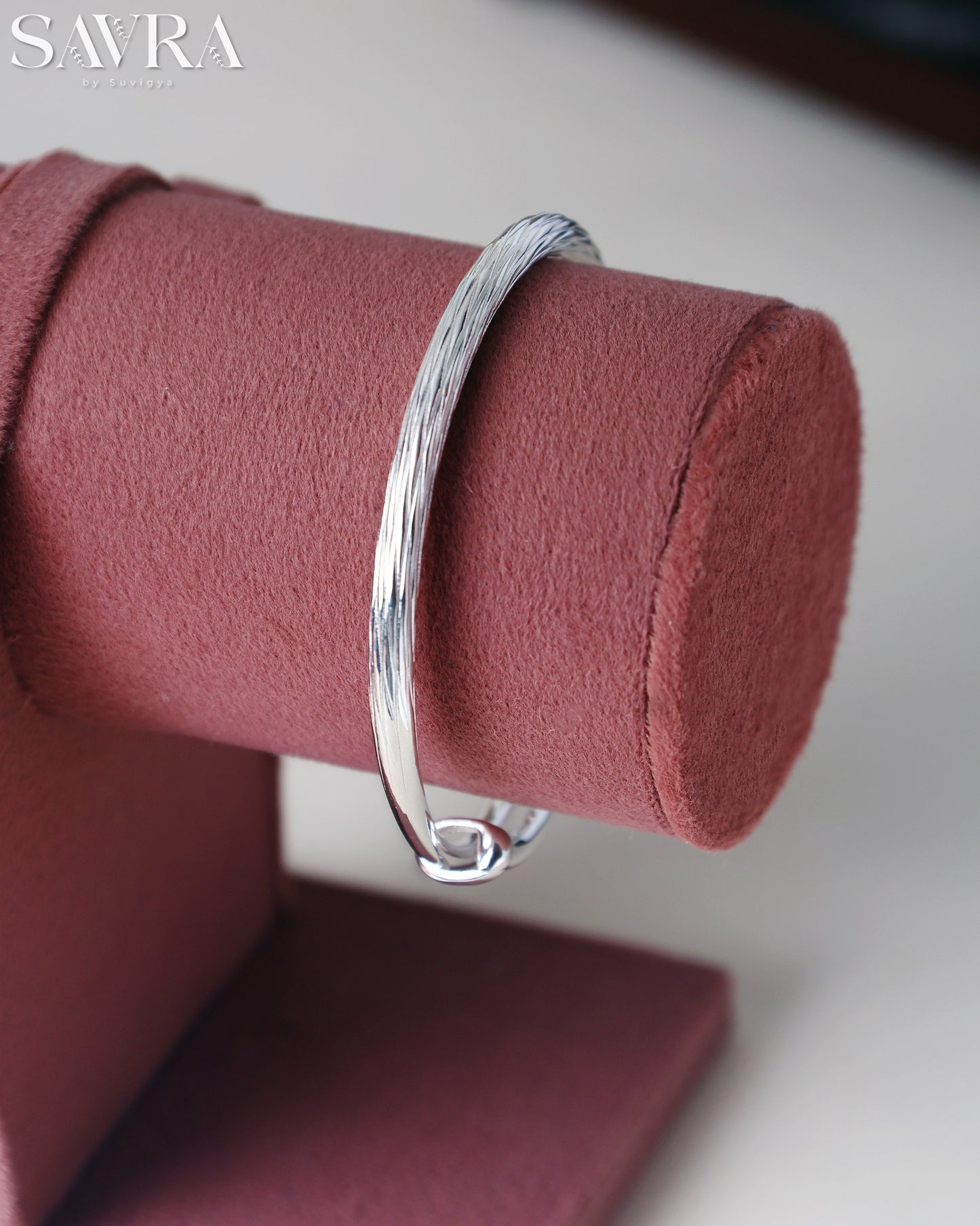 Elegant Twisted Silver Bracelet