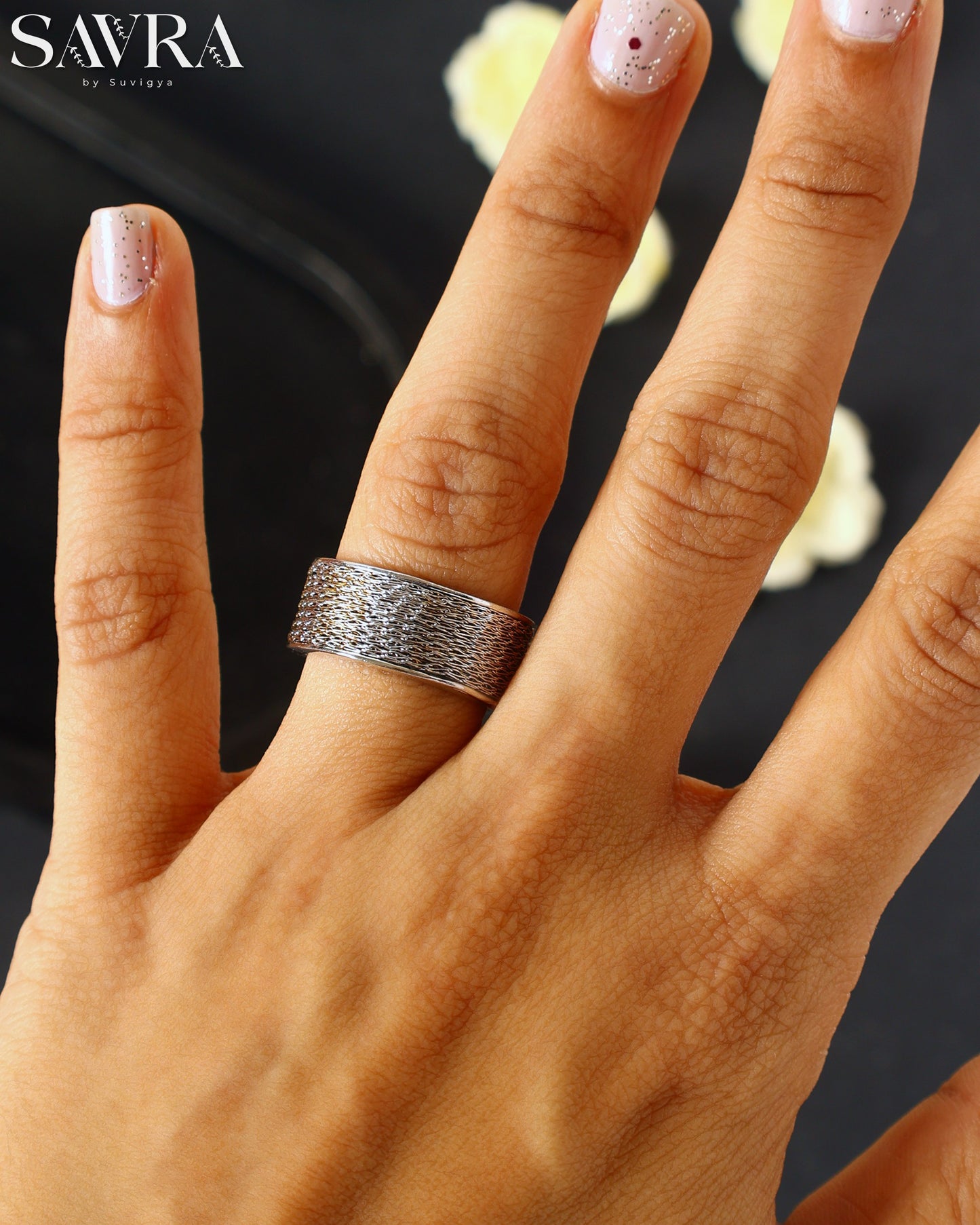 Emerald Beaded Coil Ring